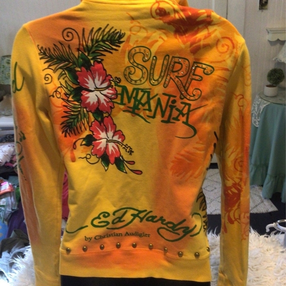 Ed Hardy Christian Audigier Hoodie - Picture 5 of 10